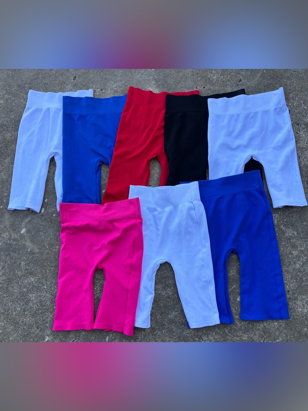Athletic Bike Shorts Pack — Assorted Colors